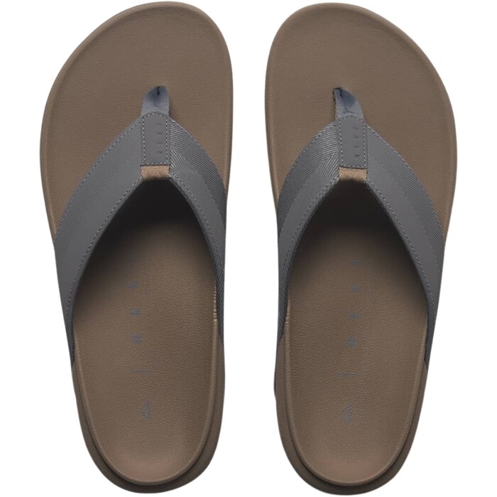 2024 Reef Mens The Raglan Flip Flop Sandal CJ3889 - Fossil / Grey